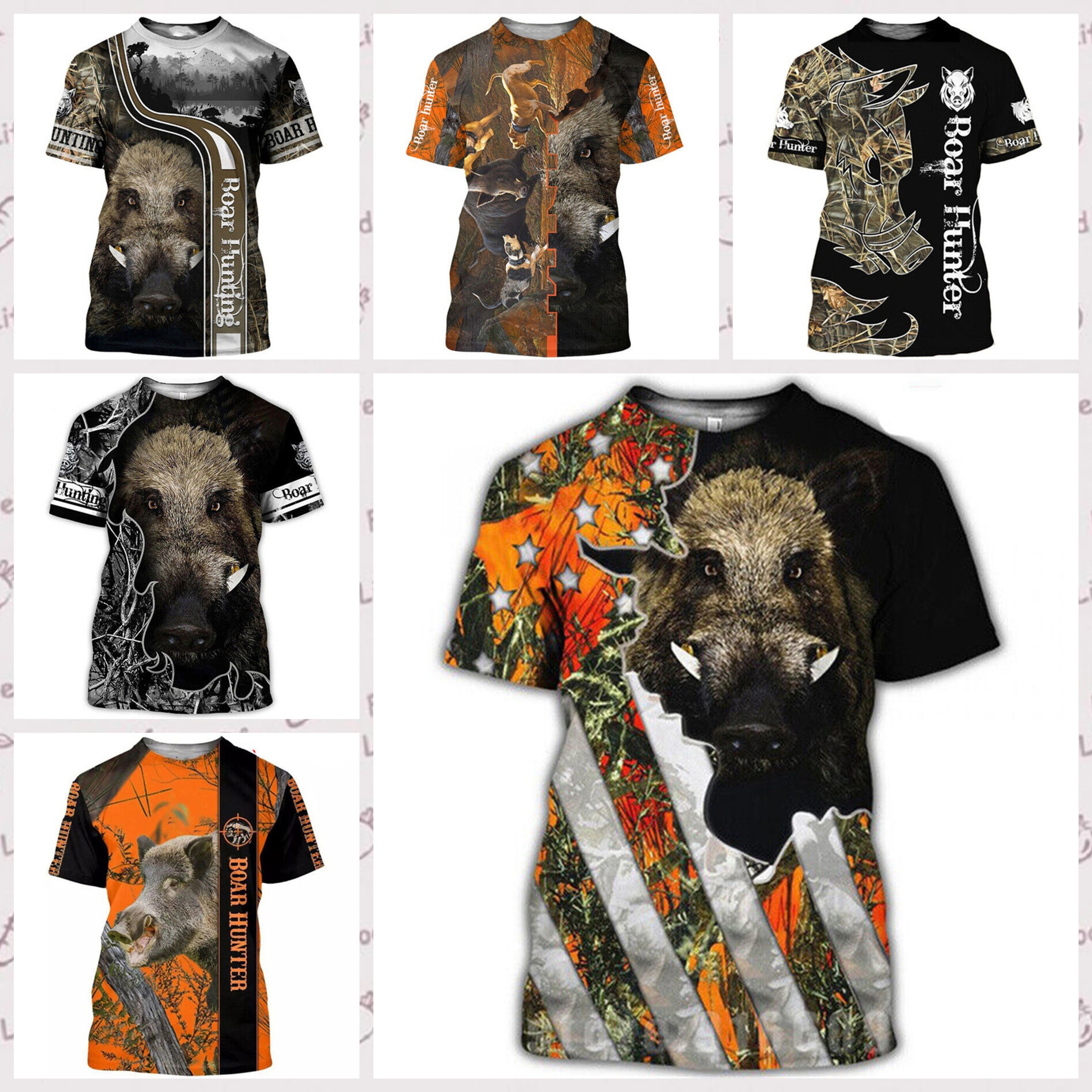 Wildman Hunting & Outdoor Robertson - Camo Hunting Animals Wild Boar Men