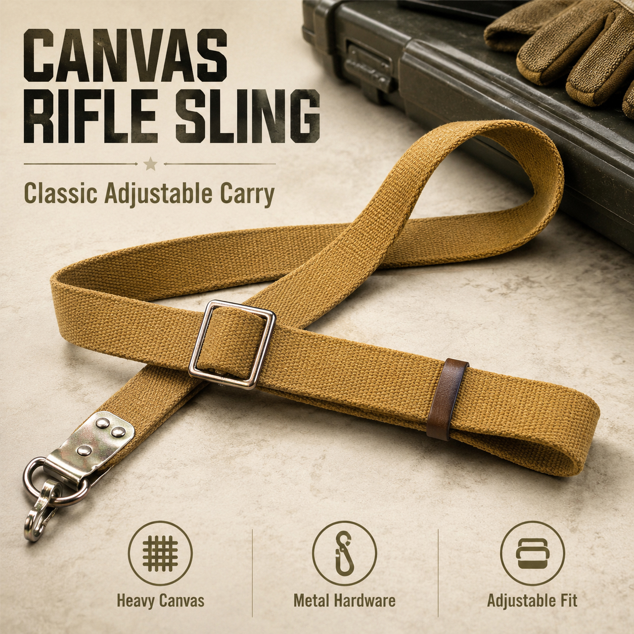 Rifle Sling Swivel - Russia Tactical Rifle Sling Canvas Gun