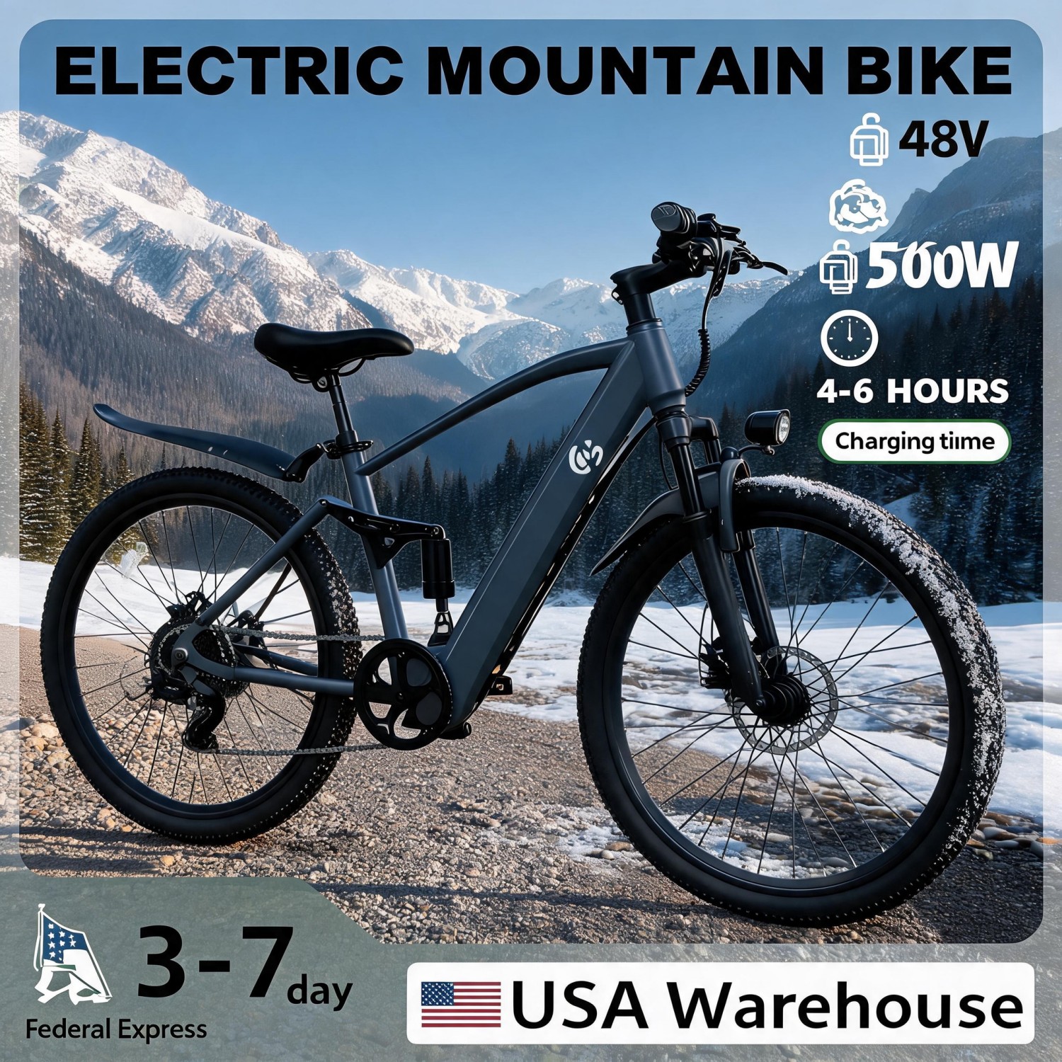 Outdoor Hunting Electric Bike - Trail Electric Bike, Hunting Electric Bike.