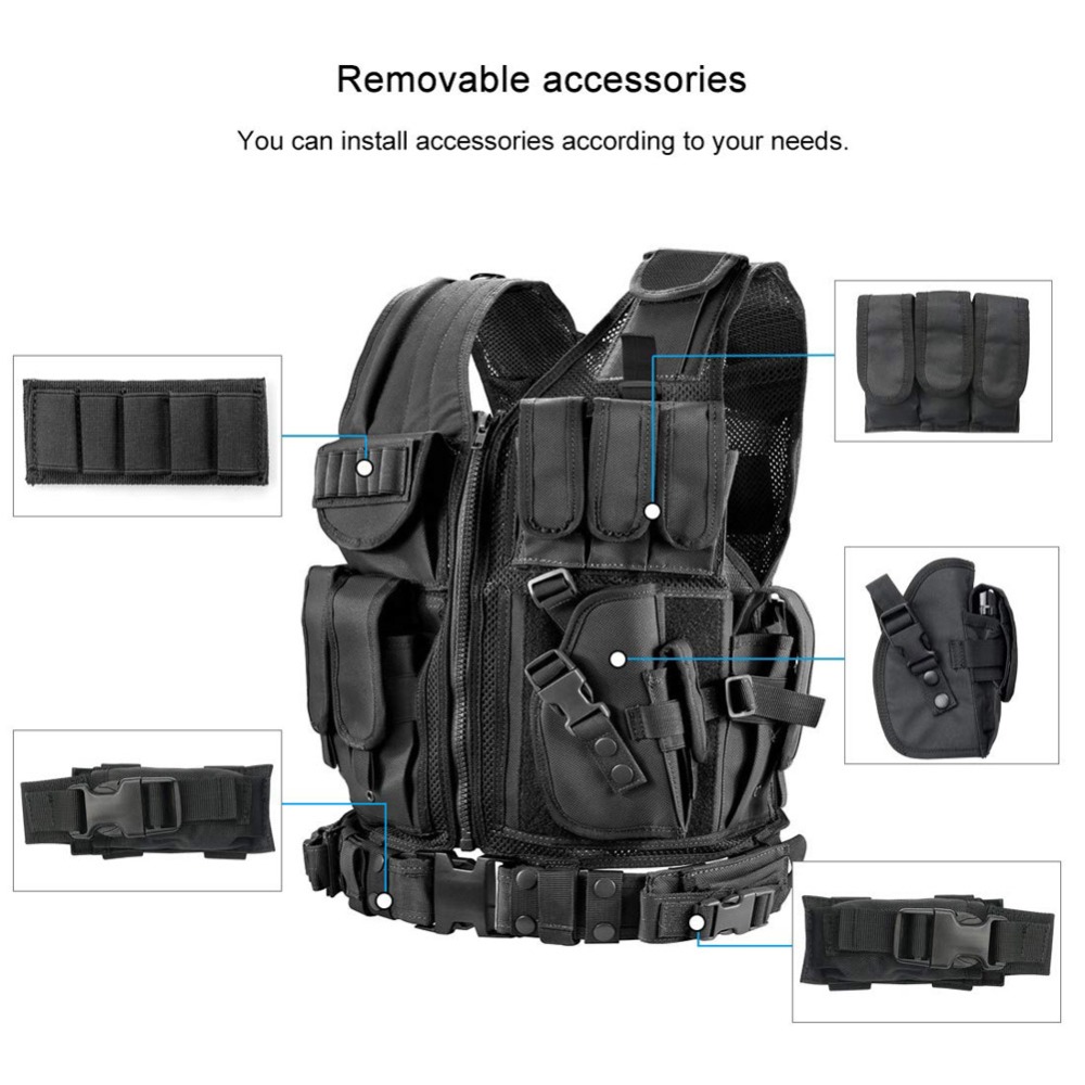 Adjustable Molle Tactical Vest - Hunting Outdoor Game incelemesi ve fiyatı
