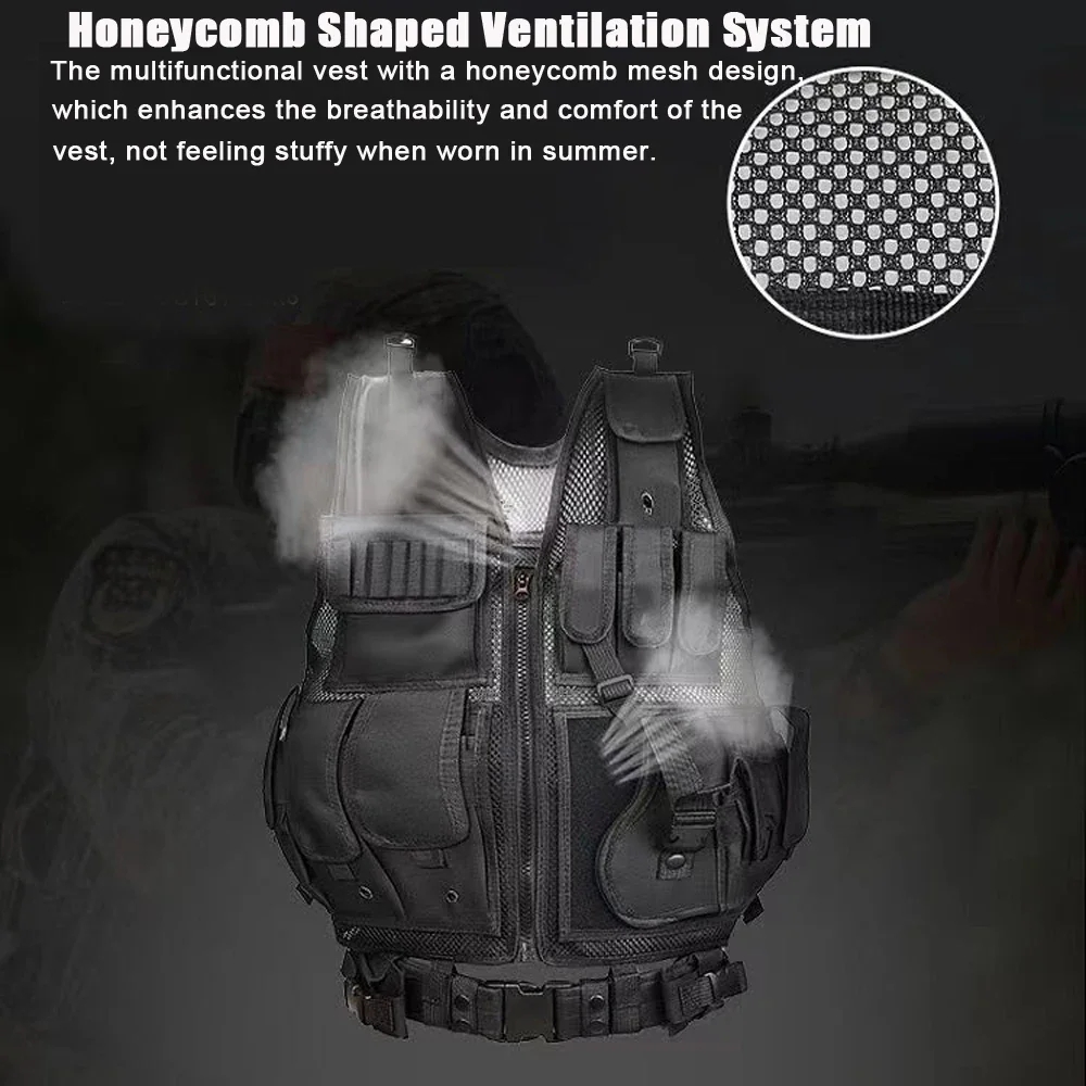 Adjustable Molle Tactical Vest - Hunting Outdoor Game incelemesi ve fiyatı