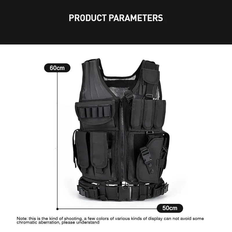Adjustable Molle Tactical Vest - Hunting Outdoor Game incelemesi ve fiyatı