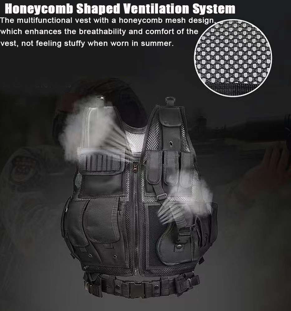 Adjustable Molle Tactical Vest - Hunting Outdoor Game incelemesi ve fiyatı