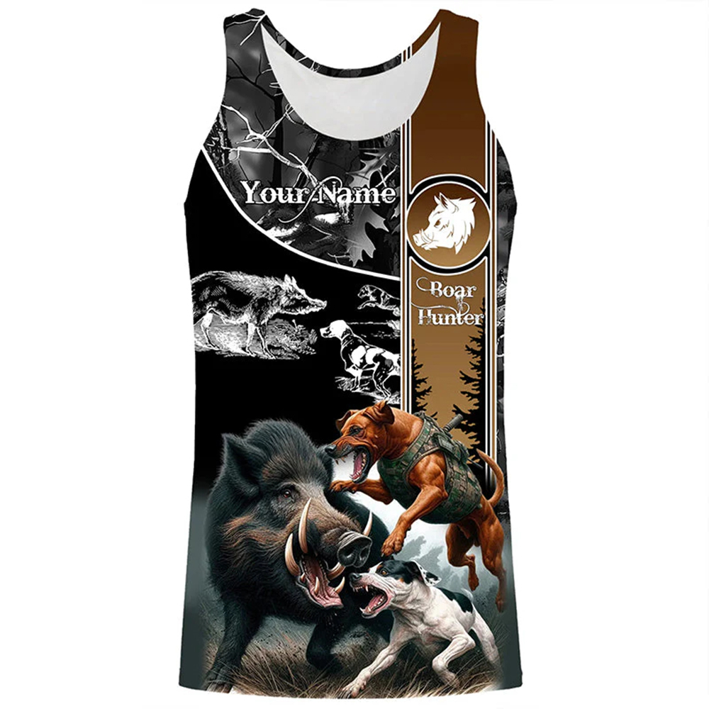 Custom Name Boar Hunter Tank T - Wildman Hunting & Outdoor Robertson incelemesi ve fiyatı