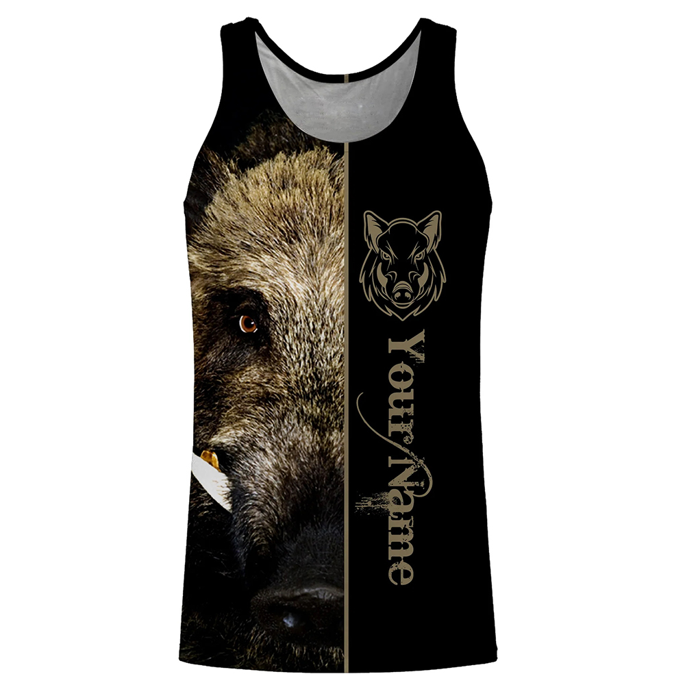 Custom Name Boar Hunter Tank T - Wildman Hunting & Outdoor Robertson incelemesi ve fiyatı