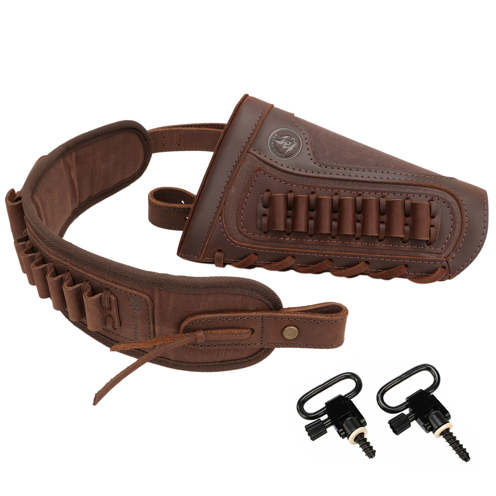 Tactical Leather Buttstock Amm - Rifle Sling Swivel incelemesi ve fiyatı