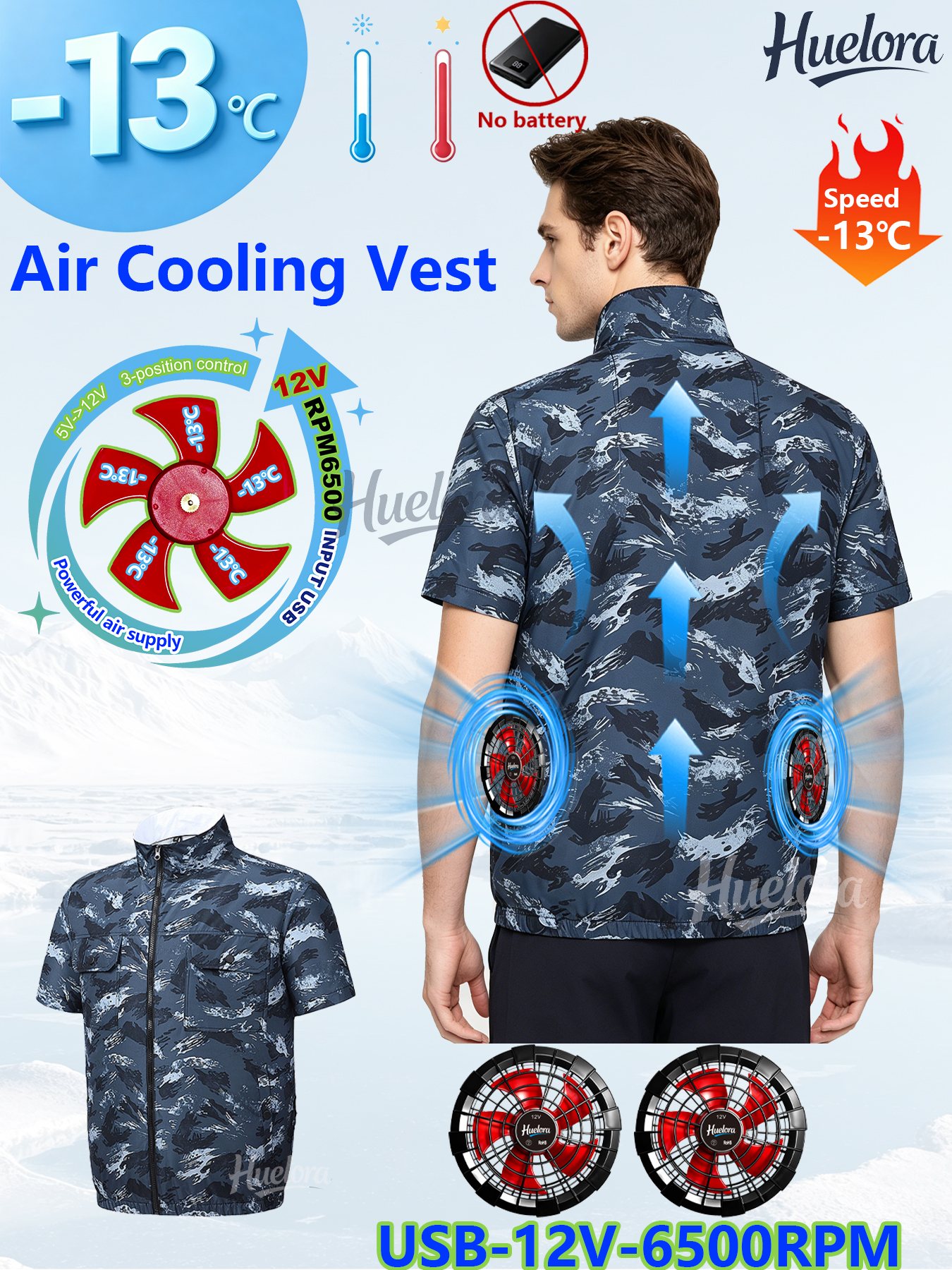 4-3-2 Rear Fans Camo Cooling S - Outdoor Hunting Coat incelemesi ve fiyatı