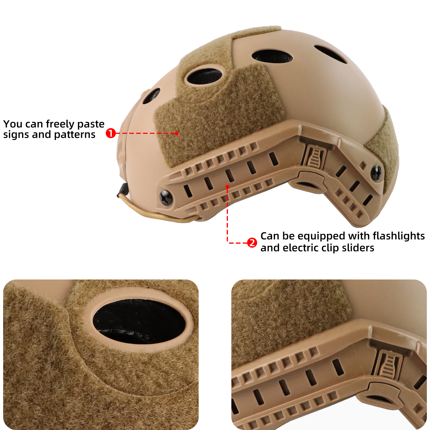 BOOIU Tactical Fast PJ Helmets - Hunting Outdoor Game incelemesi ve fiyatı