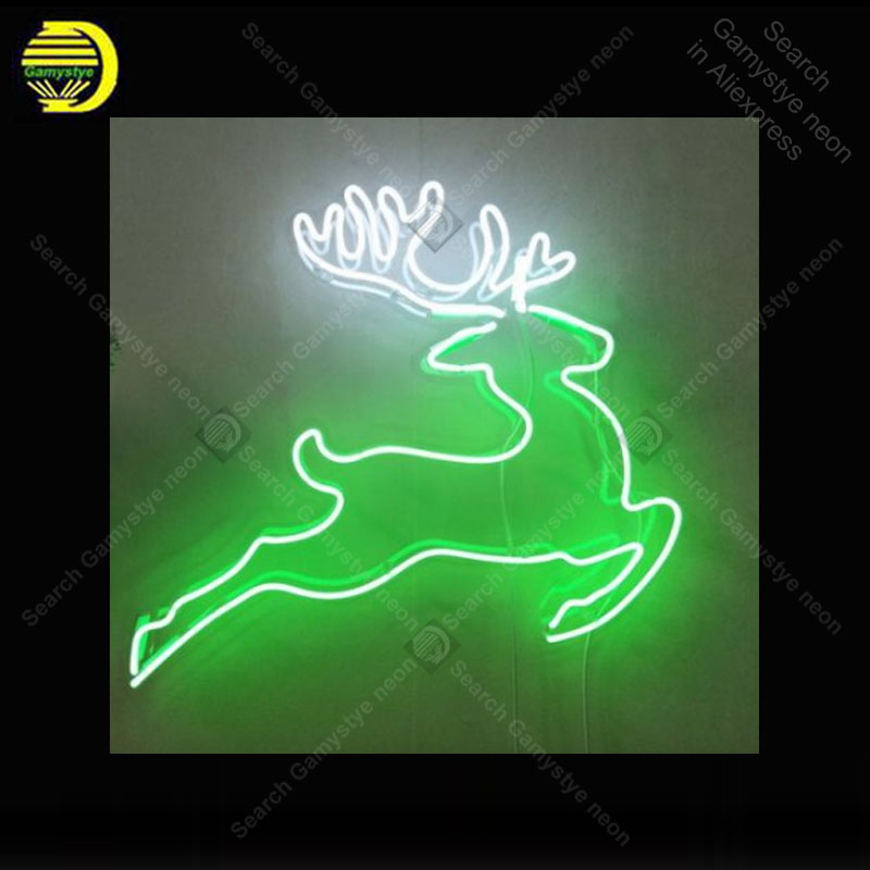 Neon Sign for Deer Running Sho - Hunting And Outdoor Shop incelemesi ve fiyatı