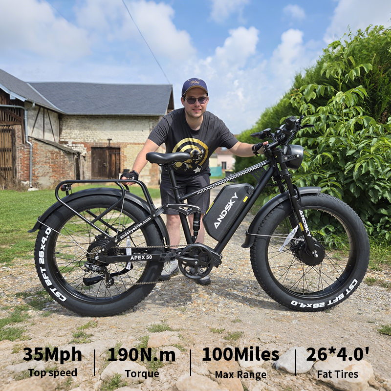 ANDSKY Apex50 AWD Electric Bik - Outdoor Hunting Electric Bike incelemesi ve fiyatı