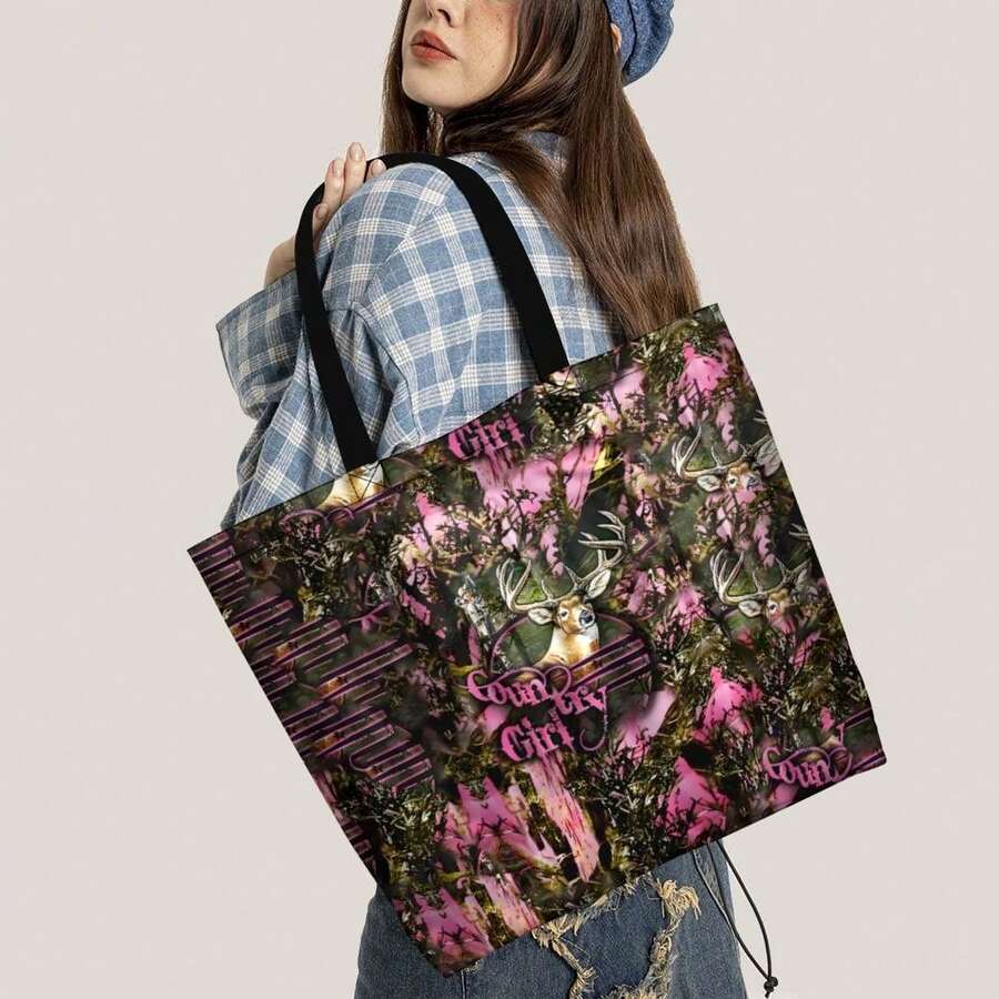 Pink Camo Deer Hunting Tote Ba - Hunting And Outdoor Shop incelemesi ve fiyatı