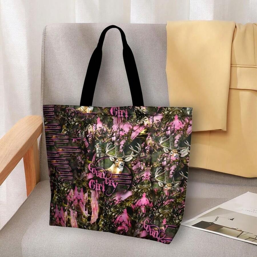 Pink Camo Deer Hunting Tote Ba - Hunting And Outdoor Shop incelemesi ve fiyatı