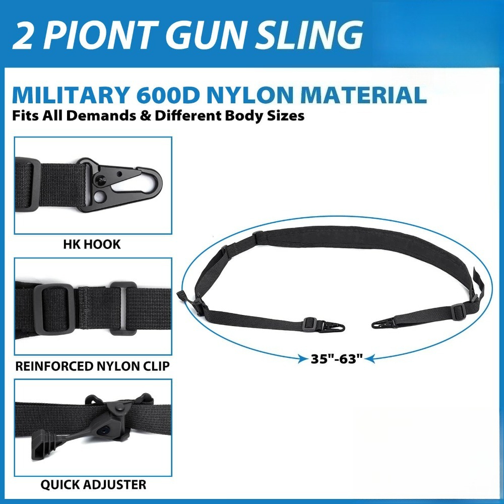 Tactical 2 Point Rifle Sling Q - Rifle Sling Swivel incelemesi ve fiyatı