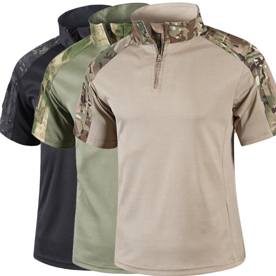 Camo Tactical Shirt Short Slee - Outdoor Hunting T Shirts incelemesi ve fiyatı