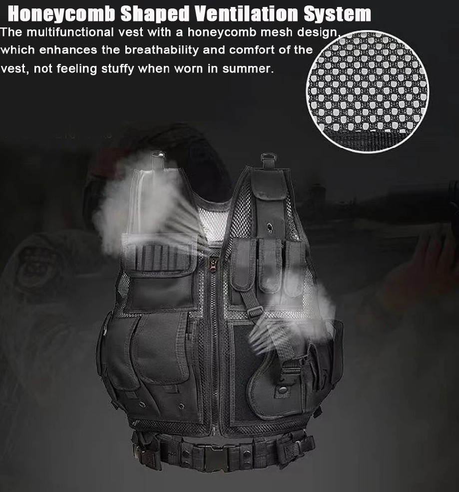 Adjustable Molle Tactical Vest - Hunting Outdoor Jacket incelemesi ve fiyatı