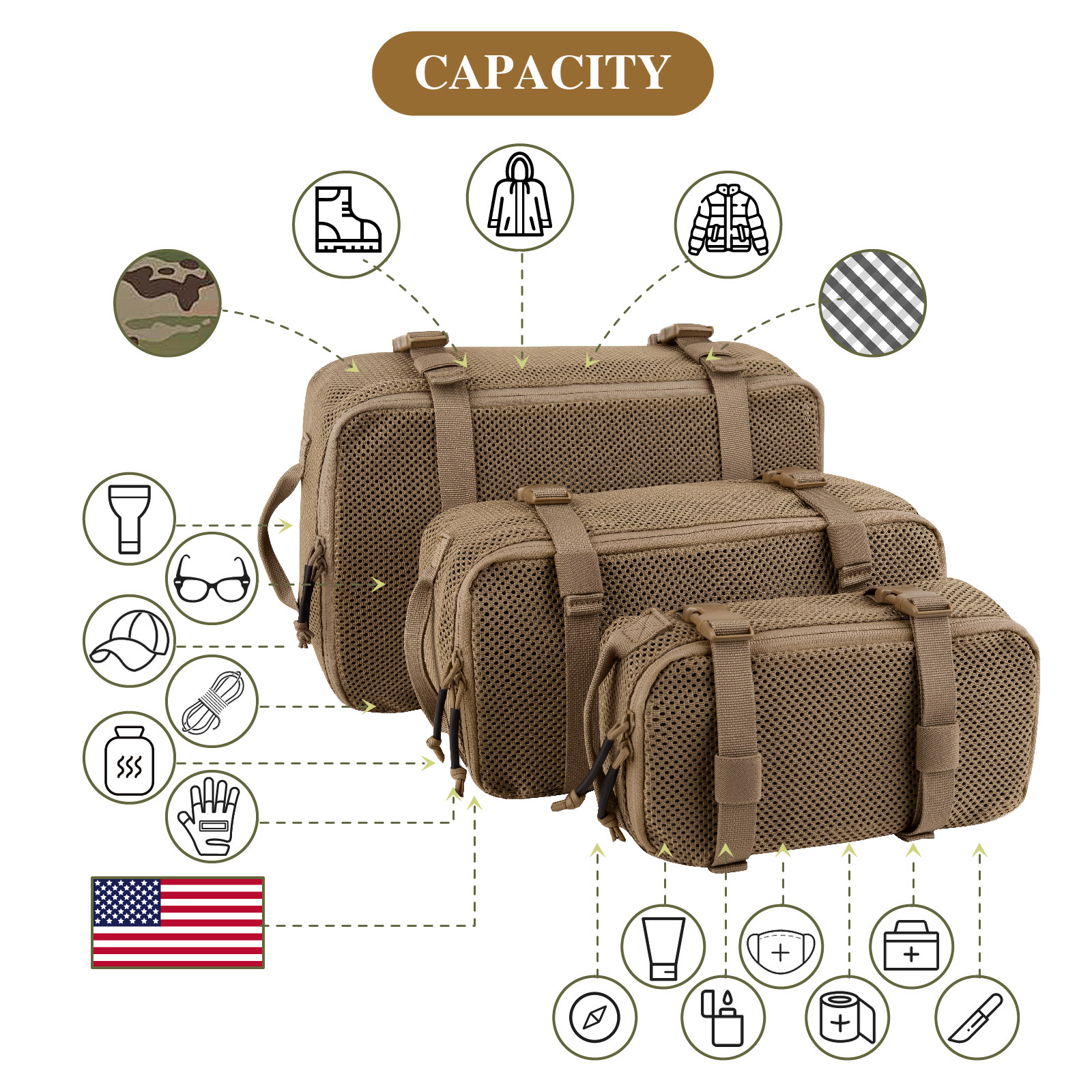 KRYDEX Tactical Modular Pouch  - Outdoor Hunting Backpack incelemesi ve fiyatı