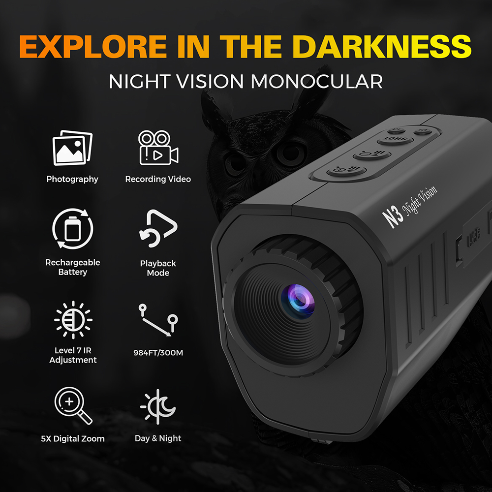 Night Vision Monocular 1080P 3 - Monocular Night Vision incelemesi ve fiyatı