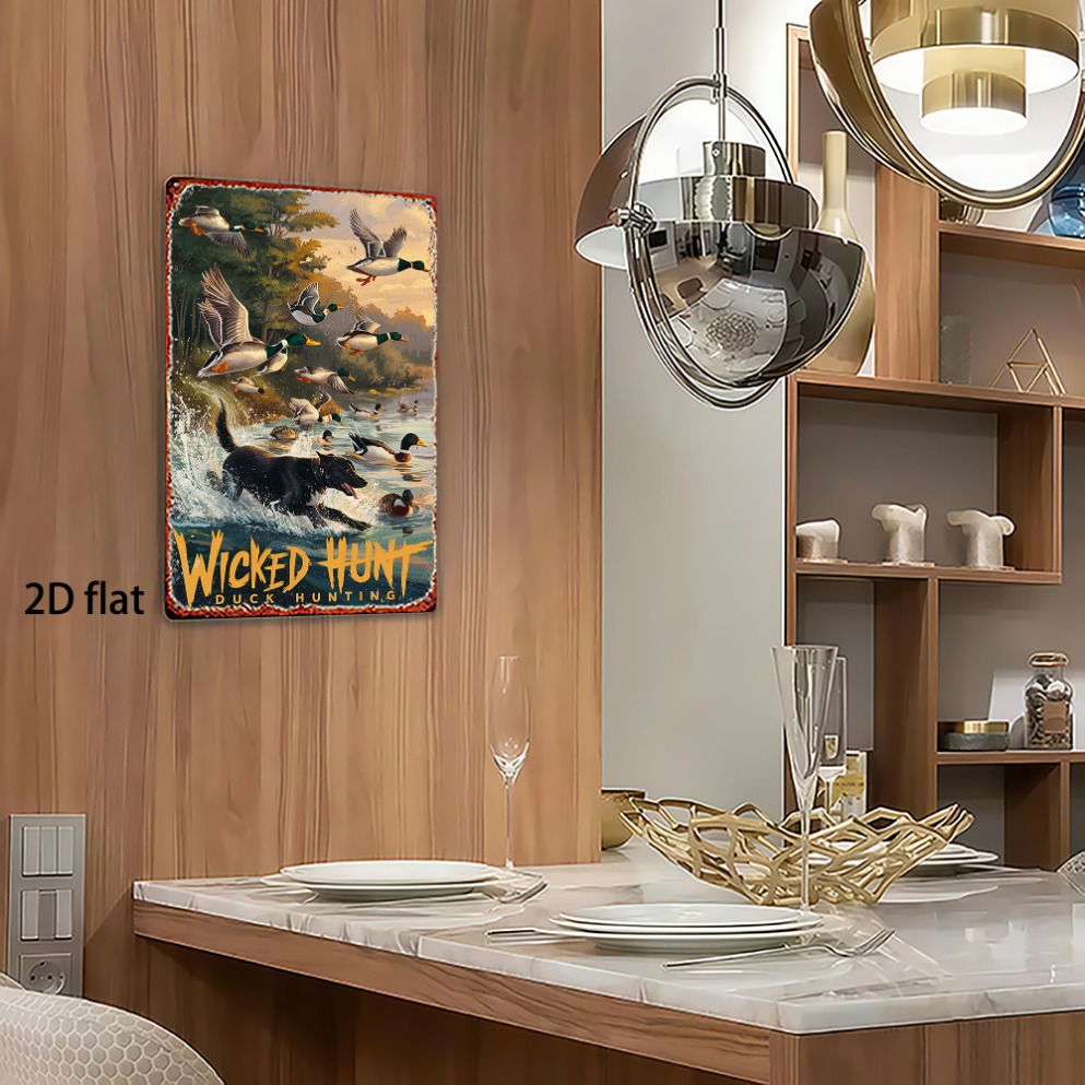 2D Flat Vintage Hunting Duck M - Wildman Hunting & Outdoor Robertson incelemesi ve fiyatı