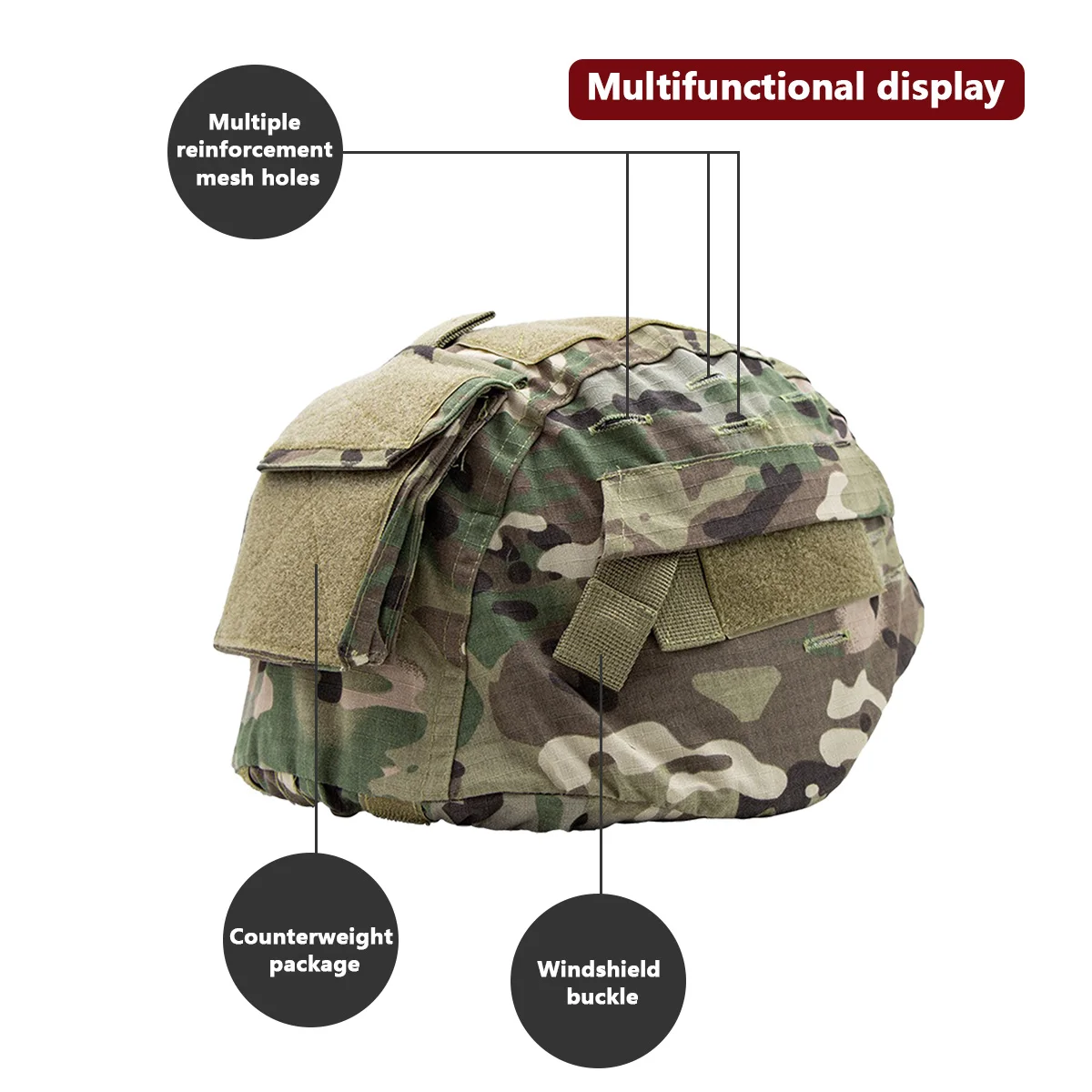 Helmet Camouflage Cover For MI - Hunting And Outdoor Shop incelemesi ve fiyatı