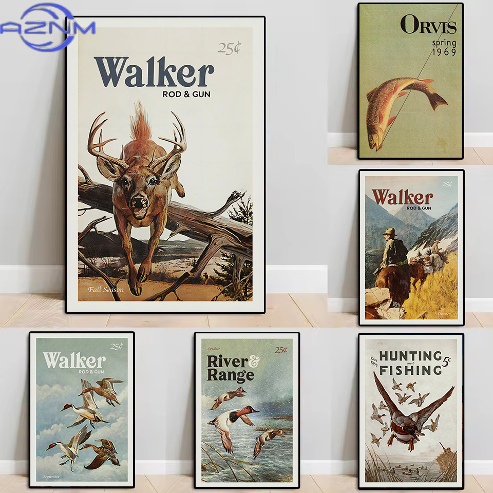 AZNM Retro Wildlife Outdoor Hu - Outdoor Hunting Pictures incelemesi ve fiyatı