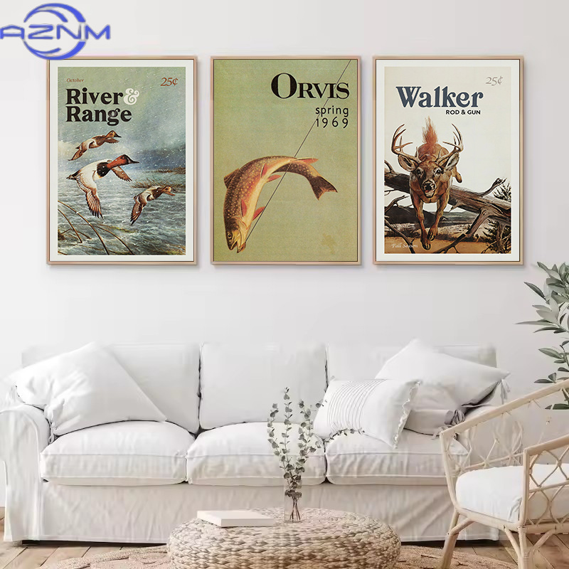 AZNM Retro Wildlife Outdoor Hu - Outdoor Hunting Pictures incelemesi ve fiyatı